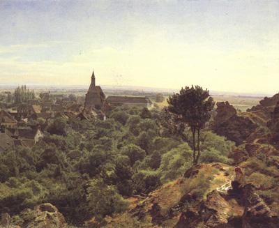 Ferdinand Georg Waldmuller Waldmuller View of Modling (nn02) Spain oil painting art